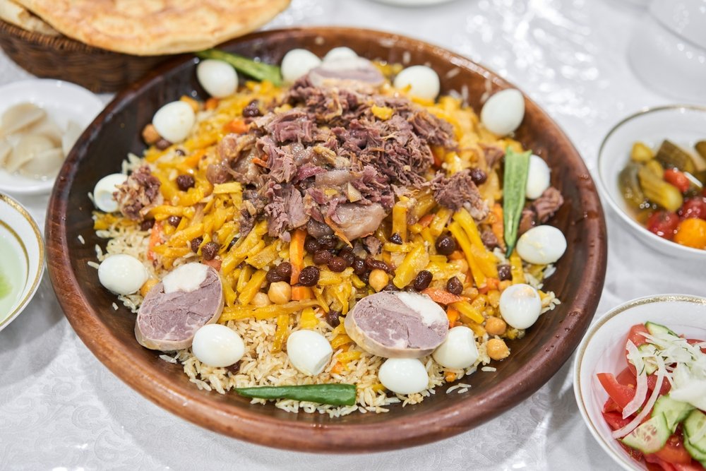 Quail Egg Fried Rice, fried cauliflower rice with quail