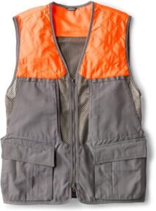 Orvis Men's Waxed Cotton Strap Vest, best upland hunting vests