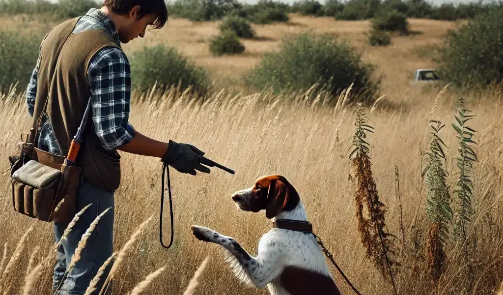 Training bird dogs for quail